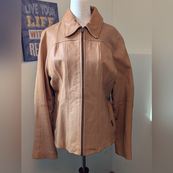 Wilsons Leather Jackets & Blazers - Wilsons Leather Women's Camel Jacket